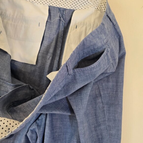 Talbots Sky Blue Perfect Cropped Pants Size 16 - Picture 11 of 16